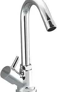 Brass Swan Neck- Chrome Polished