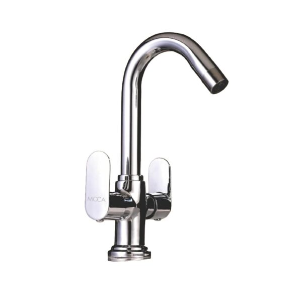 Brass Basin Mixer-Chrome Polished - Image 3