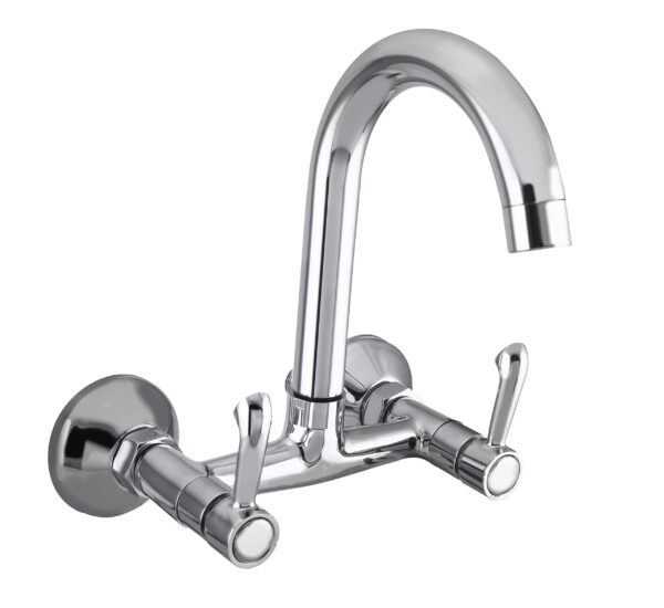 Brass Sink Mixer-Chrome Polished - Image 3