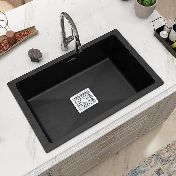 Granite Single Bowl Sink-Quartz - Image 3