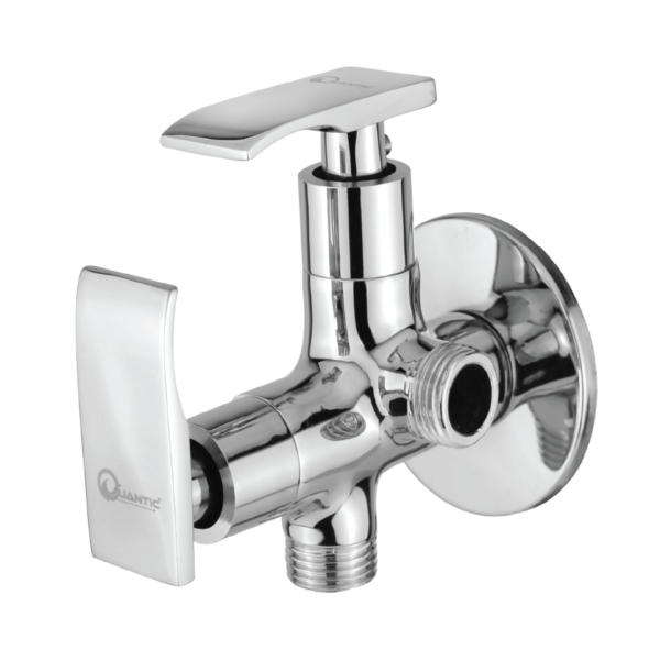 Brass Angle Cock 2 in 1 -Chrome Polished - Image 4