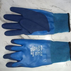 Boss Blue-Cotton Gloves