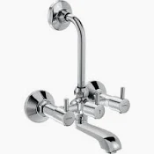 Brass Wall Mixer 2 in 1-Chrome Polished