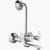 Brass Wall Mixer 2in1-Chrome Polished