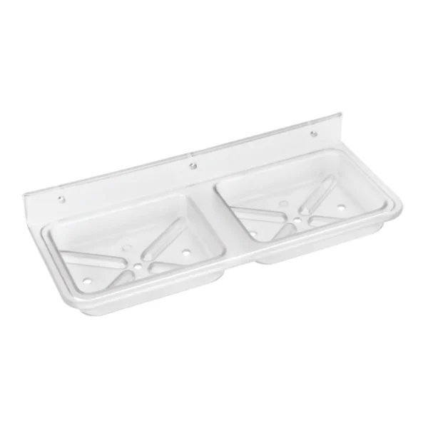 Unbreakable Double Soap Dish-ABS - Image 4