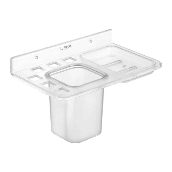 Unbreakable Soapdish+Tumbler Holder-ABS - Image 4