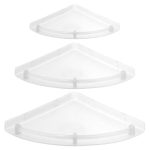 Unbreakable 3 in1 Corner Shelf-ABS