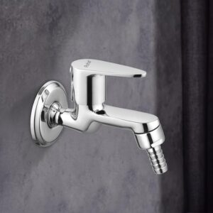 Brass Nozzle Bib cock-Chrome polished