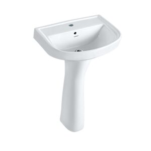 Pedestal Wash Basin-Ceramic